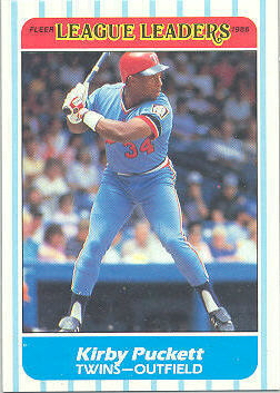 1986 Fleer League Leaders Baseball Cards